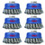 SALI 6 Pack Wire Cup Brush, 3 Inch Twisted Knotted Cup Brush for Grinders, with 5/8-11 Inch Arbor for Heavy Cleaning Rust, Stripping and Abrasive, for Angle Grinder