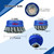 SALI 6 Pack Wire Cup Brush, 3 Inch Twisted Knotted Cup Brush for Grinders, with 5/8-11 Inch Arbor for Heavy Cleaning Rust, Stripping and Abrasive, for Angle Grinder