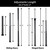 HoneSecur 2-in-1 Door Security Bar & Sliding Patio Door Stopper Security Jammer Bar Child Proof Adjustable Constructed of High Grade Iron Window Doors Security Bars, Black