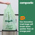 Compostic Compostable Trash Bags, 13 Gallon Tall Kitchen (100 Count) Bulk Pack — Extra Strong, Home Compostable, Plant-Based, Non-Toxic, Unscented Garbage Bags