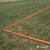 Talbot Torro Speed-Badminton Court Lines, Courtmarking 5,5 m x 5,5 m, in Blister, Neon-Orange, 490185