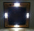 Set of 6 Solar Post Cap Light LED Low Profile Copper Color 4"x4" inch for Vinyl & Wood Bright 4X SMD LED Lighting