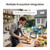 Aqara G100, 2K Indoor/Outdoor Security Camera, HomeKit Secure Video, 2-Way Audio, Spotlight Color/IR Night Vision, AI Detection, 140° FOV, Wi-Fi 6, Supports HomeKit, Alexa, Google and IFTTT, White