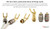 Nakamichi FanLock Excel Series 24k Gold Plated Spade Connector Banana Plug 10 AWG - 18 AWG Gauge Size 4mm for Speakers Amplifier Hi-Fi Home Theatre Wire Cable Quick Connector, 16 Pcs (8-Pairs)