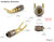 Nakamichi FanLock Excel Series 24k Gold Plated Spade Connector Banana Plug 10 AWG - 18 AWG Gauge Size 4mm for Speakers Amplifier Hi-Fi Home Theatre Wire Cable Quick Connector, 16 Pcs (8-Pairs)
