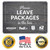 Package Delivery Sign, Please Leave Packages in The Box Gray Background, 10x14 Inches, Rust Free .040 Aluminum, Fade Resistant, Indoor/Outdoor Use, Made in USA