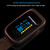 Oxygen Saturation Monitor, Wrinery Premium Pulse Oximeter Fingertip, Oxygen Monitor, O2 Saturation Monitor, OLED Portable Oximetry with Batteries, Lanyard (Rose gold-Royal black)