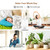 WELOV White Cool Mist Humidifiers 4L, Bedroom Large Room, Quiet Home Humidifiers for Baby, Kids, Office, Air Vaporizer for Whole House, BPA Free with Warm Nightlight WELOV White Cool Mist Humidifiers 4L, Bedroom Large Room, Quiet Home Humidifiers for Baby, Kids, Office, Air Vaporizer for Whole House, BPA Free with Warm Nightlight
