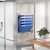 OUTWOLF Magnetic File Holder, 6-Tier Magnetic Wall Hanging File Organizer, Paper Folder Mail Organizer for Office, File Cabinets, Whiteboard, Fridge