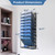 DALTACK Wall File Holder 10 Tier Hanging Wall File Organizer, for Papers Mails Folders Clipboard Magazine Organization for Office Home School Classroom, Mesh Metal, Assembly Needed, Black