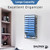 DALTACK Wall File Holder 10 Tier Hanging Wall File Organizer, for Papers Mails Folders Clipboard Magazine Organization for Office Home School Classroom, Mesh Metal, Assembly Needed, Black