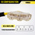 LAVANDINO 3 Prong 220 to 110 Adapter Plug for Stove Gas Range, Oven Converter NEMA 10-50P to 3X 5-15R/5-20R Outlet