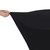 JISEN Round Cocktail Spandex Fitted Stretchable Elastic Tablecloth 24x43 Inch Black