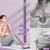 6-Tube Pedal Puller Resistance Rope,Foot Pedal Resistance Band,Yoga Elastic Exercise Bands, for Women Jump Fitness, Abdomen/Arm Weight/Waist/Leg Stretching Slimming Training(Purple)