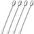 GLAMFIELDS 12-Inch Long Handle Mixing Spoons, Iced Teaspoons, Ice Cream Spoon, Stainless Steel Cocktail Stirring Spoons, Set of 4