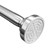 Umimile Shower Curtain Rod, 1 Inch Diameter Adjustable Spring Tension Curtain Rod, 304 Stainless Steel Shower Rod for Bathroom, Windows, Never Rust Non-Slip (Stainless Steel, 50-86”)