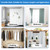 Umimile Shower Curtain Rod, 1 Inch Diameter Adjustable Spring Tension Curtain Rod, 304 Stainless Steel Shower Rod for Bathroom, Windows, Never Rust Non-Slip (Stainless Steel, 50-86”)