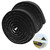 2PCS Metal Roofing Felt Closure Strips, Universal Vented Ridge Material Panel, Self-Adhesive Insulating Felt Panels for Metal Roofing, Weather Resistant Sealing Strips(177x2x0.8 in)