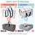 BALEINE 4-Pack Oversized Moving Bags with Reinforced Handles, Heavy-Duty Storage Tote for Clothes, Moving Supplies (Clear, 4-Pack)