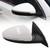 XQSMWF 8 Pins Right Passenger Side Mirror Assembly 87620M7090 Compatible with KIA Forte 2019-2024 With Turn Signal Lamp Power Glass Heated Manual Folding Blind Spot Detection