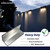 SHONELIGHTING Pool Light, Solar Powered Poolside LEDs for Inground Pool, Ultra-Thin 2-Way Lighting for Deck, Edge, Wall, Step, Outdoor Waterproof Stainless Steel for Swimming Pool (Warm White, 2 Pack)