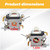 Amazeful 122C Carburetor Tune Up Kits for Husqvarna 122C 122LD 122LDX 122LK Edger Gas String Line Trimmer Replaces 581734301 574386701