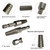 NordWolf 10-Piece Stubby Left Hand Reverse Drill Bit and Screw Extractor Set, M35 Cobalt Reverse Bits with 1/4" Hex Shank, SAE Sizes 5/64"-7/64"-5/32"-1/4"-19/64" in Storage Case