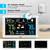 Weather Station with Atomic Clock Indoor Outdoor Thermometer Wireless, Humidity and Temperature Monitor Barometer Hygrometer with High Precision Sensor White