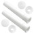 590135 Eyeball Assembly Kit,Pool Bubbler Nozzle Compatible with Pentair, Enhances Pool Lighting and Water Circulation, Pool and Spa LED Light Bubbler Fountain Parts(2 Sets)