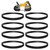 FHUIPENG 650721-00 Bandsaw Rubber Tires Fits Portaband Rubber Wheels DWM120 DCS374 A02807 DW328K D28770 D28770K 514002079 6230 6232-20 (8 Pack)