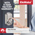 Bravex Keyless Deadbolt Keypad Entry Door Lock Zinc Alloy Sabbath Lock 100% Mechanical Shabbos Lock- No Risk of Low Power, Silver