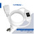 [6-Feet] On Off Switch Extension Cord, Right Angle 2-Prong Polarized Extension Cord with On-Off Inline Switch 12A 125V for Your Chargers/Lamp/Power Adapters etc, 16AWG Cord White Collor