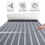 FOCEAN Boat Flooring EVA Foam Boat Decking Faux Teak Marine Flooring Marine Mat Sheet for Motorboat RV Yacht Kayak Surfboard, 94.5''x 15.7'', Grey with White Lines