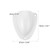 X AUTOHAUX 2.91"x2.64"x1.02" Marine Boat Wire Cover Transducer Wire Cable Cover Clam Shell Vent Wire Cover White
