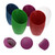 DOITOOL 5-Pack Plastic Horseshoe Lamp Shade Replacement for Floor and Table Lamps Lightweight Colorful Covers 5.5 X 4.3 X 3.5 Inches