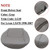 NLQR Front Driver Side Bottom Replacement Seat Cover Gray Microfiber Leather Compatible with Lexus LX470 1998 1999 2000 2001 2002 2003 2004 2005 2006 2007