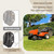 2 Pack 783-06424A-0637 Black Deck Belt Cover/Deck Spindle Pulley Belt Guard Cover Compatible with MTD Craftsman Troy-Bilt Mowers, Work with Many 42" and 46" Cut Deck Tractors, Replaces 783-06424A