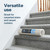 Kenley Carpet Protection Film - Self Adhesive Plastic Carpet Protector Film - Heavy Duty Shield Covering for Stairs Floor Runner Surface - Puncture & Water Resistant Sticky Protection Roll (24"x200')
