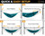 Foxelli XL Hammock Net – 12ft Net for Hammocks, Lightweight Portable Hammock Netting, Fast and Easy Set Up, Fits All Camping Hammocks