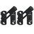 Alise 2 pcs Flip Latch Gate Latch,3 inch Stainless Steel Barn Door Lock,Anti-Theft Lock,Safety Door Lock for Wooden Fence,Matte Black Finish MS9003B-2P