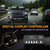 XRIDONSEN 2x 17 inch Amber Green Emergency Lights for Trucks Interior Front/Rear Windshield Dash Strobe Lights 40 LED Safety Flashing Warning Hazard Caution for Tow/Plow Construction Vehicles Car