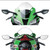 Motorcycle Mirrors With Turn Signals Rearview Side Mirror Adjustable Compatible with KAWASAKI ZX6R ZX10R ZX25R | EX 250 300 400 650 FOR CBR300R CBR500R CBR600RR CBR650R | FZ6R