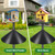 Proerr Smart Bird Feeder Pole Stand 79In,Adjustable Height Metal Bird House Pole for Outdoor Garden with Multiple Mounting Options Round Squirrel Baffle High 79in (79'' Pole&Baffle)