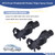 Getfarway Pair Front Windshield Washer Wiper Spray Nozzle 76810-TK4-A11 Compatible with Acura MDX 2017-2020 / TL 2009-2014 Black