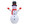 Winter Wonder Lane 8 Ft Inflatable Snowman Indoor Outdoor 11 LED Lights