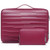 DOMISO 17.3 inch Cases Adapted for Computers, Water-Resistant Shockproof Notebook Case Bag with Handle and Accessory Bag Compatible with 17.3" Dell/HP/ThinkPad IdeaPad/ASUS Vivobook,Wine Red