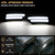 FetonAuto White LED Side Marker Lights for Ford Ranger Lariat XL XLT 2019 2020 2021 2022 2023 Ranger Front Fender Bumper Signal Lamps, Smoked Lens