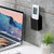 TIE-DailyNec 6 Pack Remote Control Holder Wall Mount Media Controller Organizer Self Adhesive TV Remote Storage Box Wall Pen Holder for Bedroom Headboard Home Office School (Black)