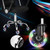 Hivexagon Office Chair Caster Set of 5 Rubber Replacement, Heavy Duty Universal Quiet Rolling Casters Fit Standard Office Chair for Hardwood Floors, Tiles and Carpet
