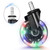 Hivexagon Office Chair Caster Set of 5 Rubber Replacement, Heavy Duty Universal Quiet Rolling Casters Fit Standard Office Chair for Hardwood Floors, Tiles and Carpet